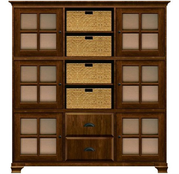 office storage cabinets with baskets
