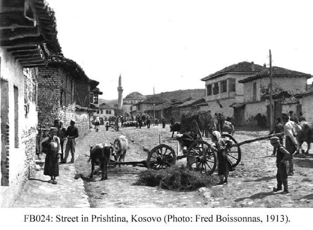 Street in Prishtina, Kosovo (Photo: Fred Boissonnas, 1913