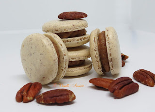 Macarons cacahuète, noisette, noix de pécan et noix de coco