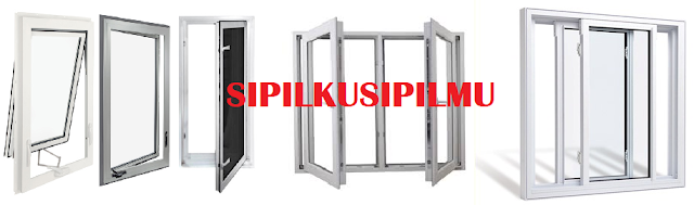 SIPILKUSIPILMU Konstruksi Daun Jendela Kaca Rangka Aluminium