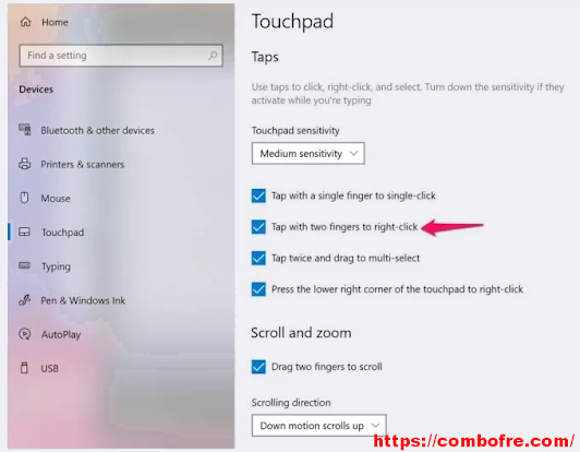How to Enable Two-Finger Tapping for Right Click in Windows 11/10