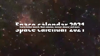 Space Calendar 2021