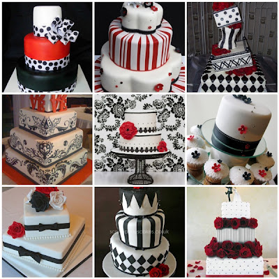 Black  White Wedding Centerpieces on And Black And White Wedding Centerpieces Red And Black Wedding