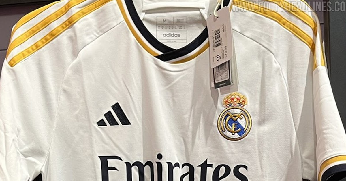Controverse Post Leugen Real Madrid 23-24 Home Kit Again Spotted For Sale - Footy Headlines
