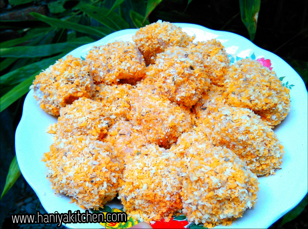 Resep Bola - bola Ayam Keju (Cheese Chicken Balls) Gurih 