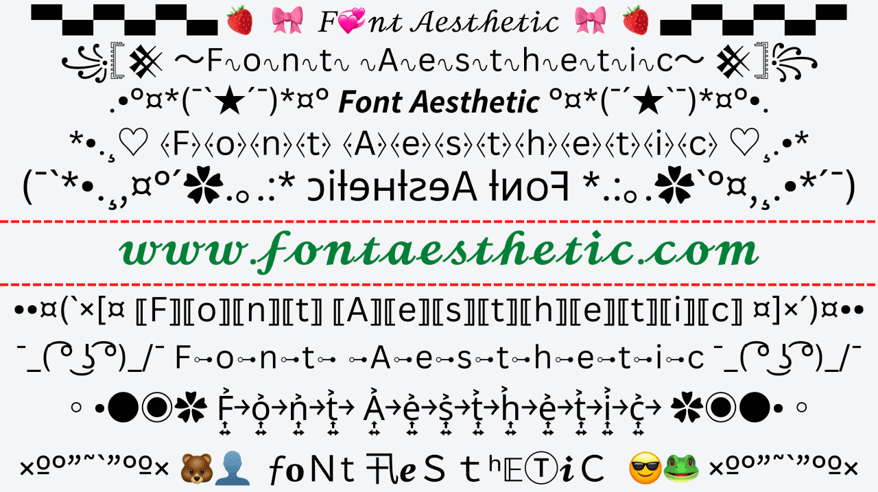 font-aesthetic