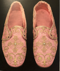 A Liturgical Rarity: Rose Pontifical Sandals