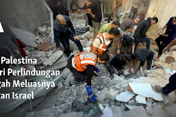 Warga Palestina Mencari Perlindungan di Tengah Meluasnya Serangan Israel