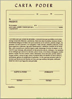 Resultado de imagen para que es una carta poder
