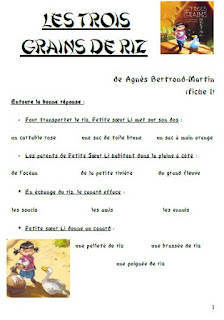 La Classe De Sanleane Les 3 Grains De Riz