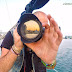 Grabando un atardecer en barco