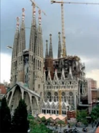 Vista del Templo de La Sagrada Familia