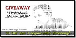 giveaway terbang jauh-jauh