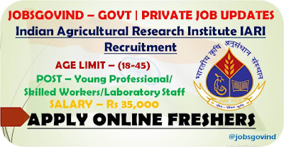 IARI Recruitment 2022