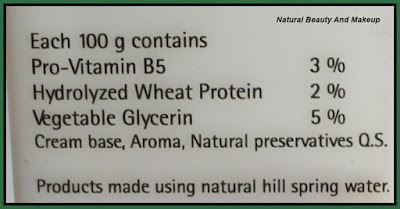 Ingredients Of TNC Vitamin E Conditioner