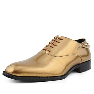 Men's Oxford Dress Shoes - Shiny Patent Modern Formal...