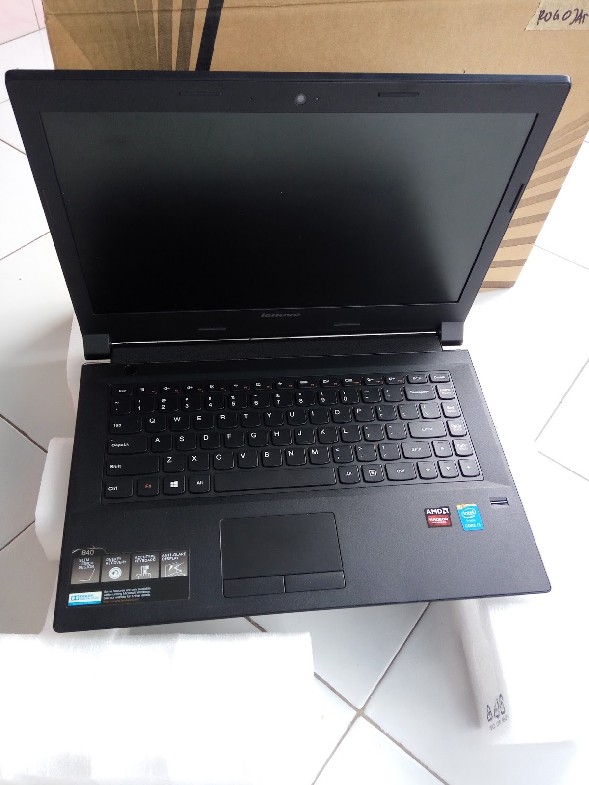 Jual Laptop gaming Lenovo B40-80 AMD Radeon Core i3 5005U