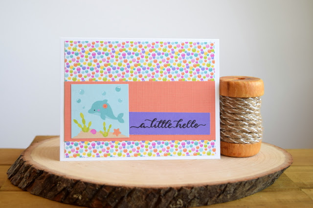 Doodlebug Under the Sea Card by Jess Crafts