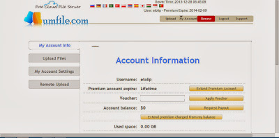 LumFile Premium Account 28/12/2013