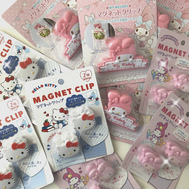 かわいくて便利 サンリオ マグネットクリップ Magnet Clip セリア ハローキティ マイメロディ