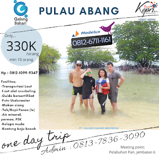 Pengalaman Snorkelling Pulau Abang dengan Wisata Galang Bahari Tour Travel 0812-6711-1161