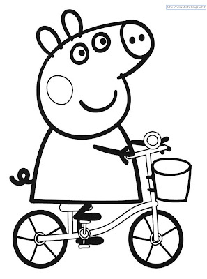 Peppa Pig coloring page