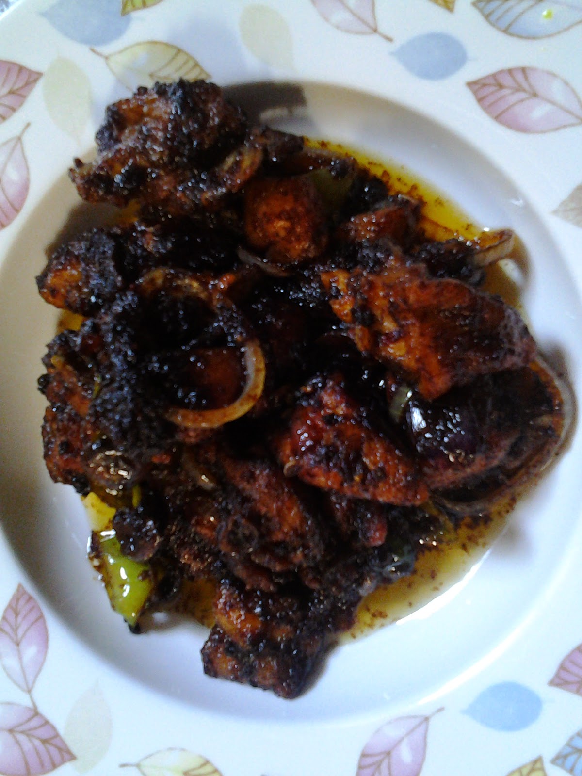 Resepi mudah: ayam masak kicap lada hitam