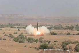 Pakistan launch of surface-to-surface ballistic missile Ghaznavi
