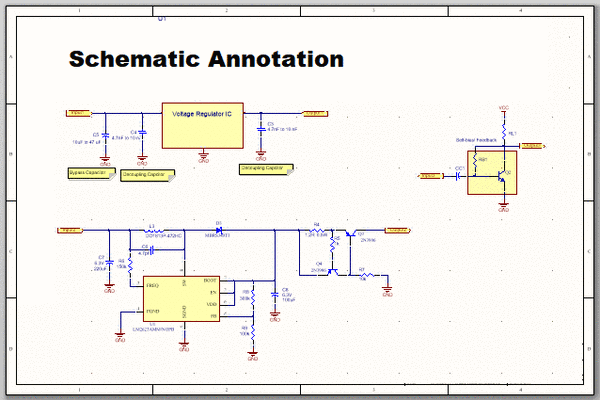 Electronic Design Altium  Designer Schematics  Annotation