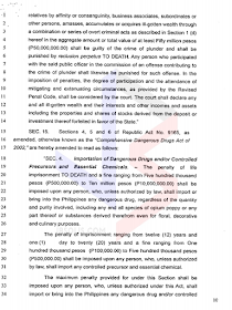  The Death Penalty bill otherwise known as the House Bill 01 has been approved in the House of Representative  and is only awaiting for the decision of the plenary to be implemented. What are the provisions of the Death Penalty Bill and what crimes can get you executed?   House Bill 01 is consist of 23 pages that contains full texts of the entire bill duly approved by the majority of Congressmen of the 17th Congress of the House of Representatives with vote of 12 in favor, 6 against and 1 who abstained to vote.                                    All the images are from the official website of the House of Representatives.                               What are the crimes punishable by death according to the Death Penalty Bill?    ©2016 THOUGHTSKOTO