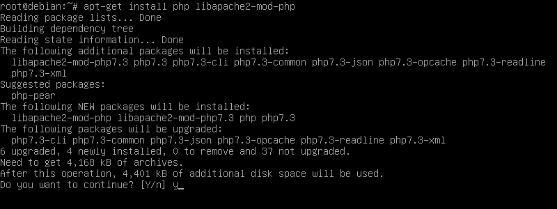 Installing PHP