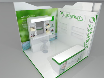 Jasa Custom  Desain 3D Booth dan Interior Custom  