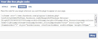 Facebook Like Box Code