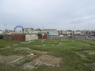 Crazy Golf course at Starr Gate in Blackpool. Photo by Philip Walsh, 23rd September 2017