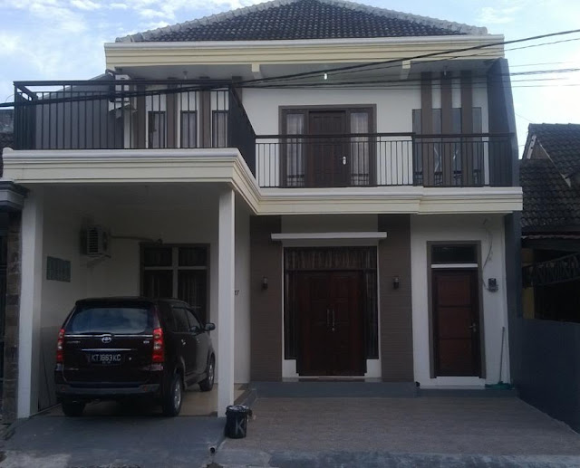 Contoh desain rumah minimalis type 70 dua lantai