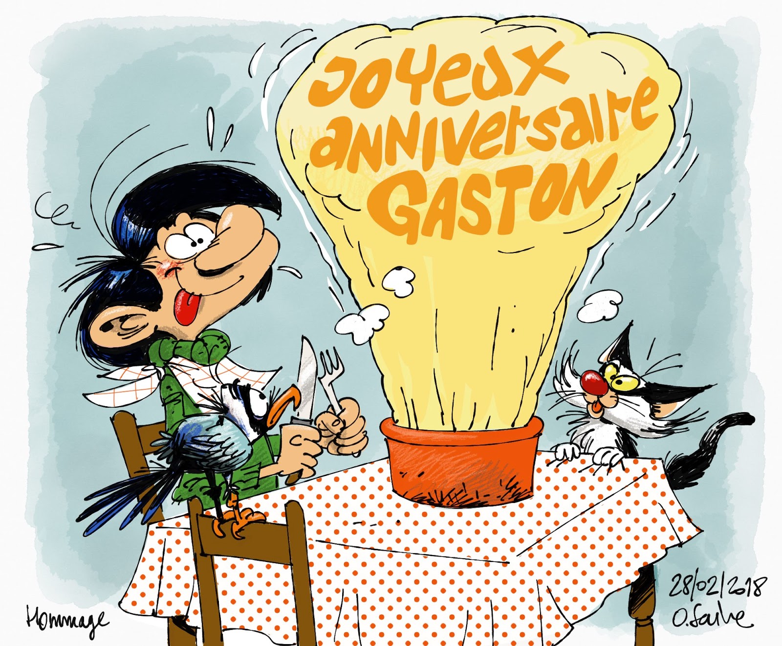 Saive Cartoon Blog Joyeux Anniversaire Gaston Saive Cartoon Blog Joyeux Anniversaire Gaston
