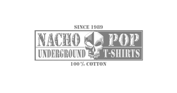 logo de la marca de polos metaleros nacho pop