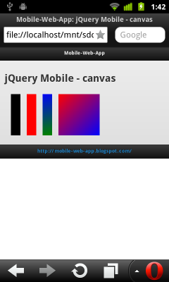 jQuery Mobile and canvas, with drawing