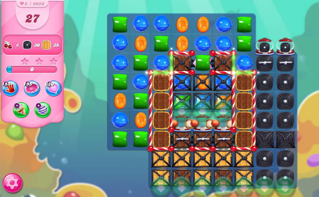 Candy Crush Saga level 6653