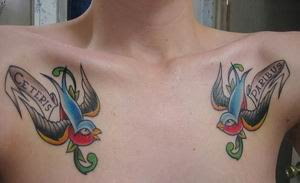 Swallow Tattoo, Tattooing