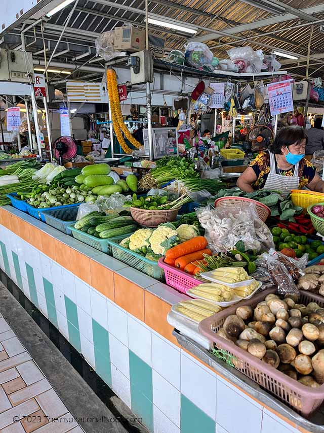 Onnuch Fresh market, Bangkok, Thailand