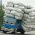 Overloaded trucks in China