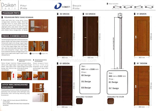 Desain Modern dan Fitur DAIKEN DOORS