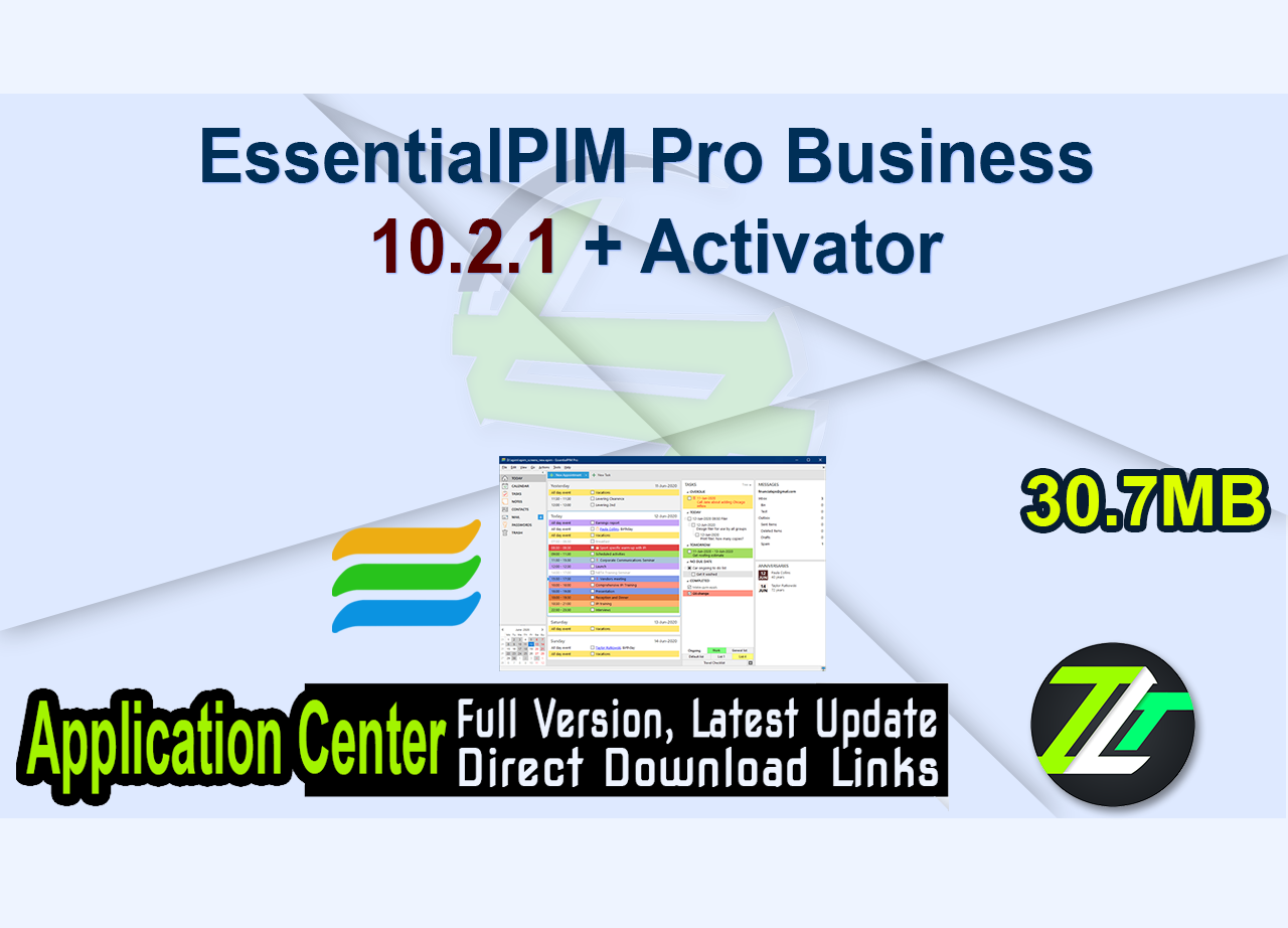 EssentialPIM Pro Business 10.2.1 + Activator