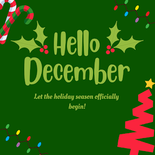 Image of hello december caption for instagram holiday season begin