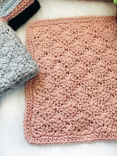 diamond crochet dishcloth pattern