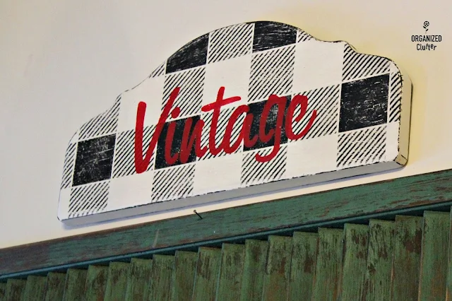 Buffalo Check Vintage Sign #signs #stencils #oldsignstencils #buffalocheck