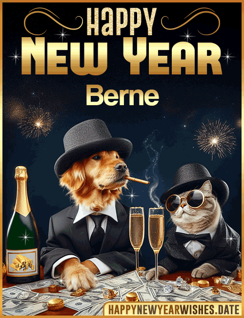 Happy New Year wishes gif Berne