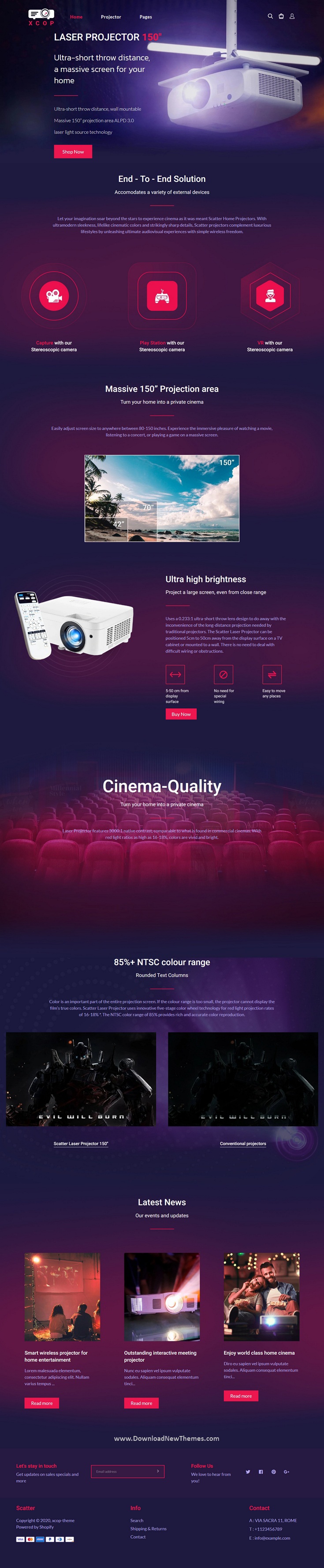 Digital TV Single Product Shopify Theme