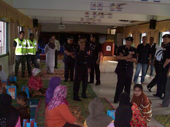 KSBK Menyambut rombongan YDH OCPD K.Bharu & Rombongan Melawat Mangsa Banjir